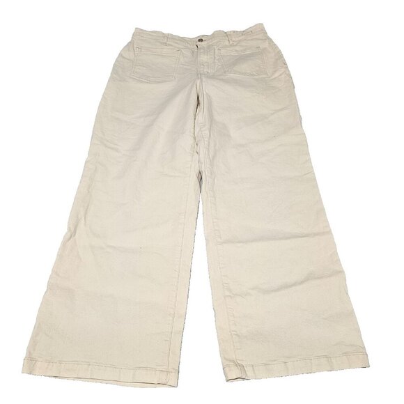 Madewell The Perfect Vintage Wide Leg Women Jean Size 32 Ivory - Picture 9 of 13